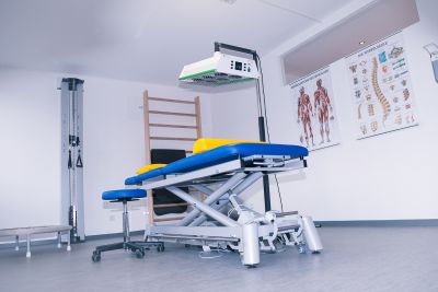 Detailbild eines Behandlungsraums des Bewegungsraum, Praxis f&uuml;r Physiotherapie
